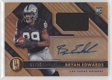 2020 Panini Gold Standard Rookie Jersey Autographs Bryan Edwards #233 card