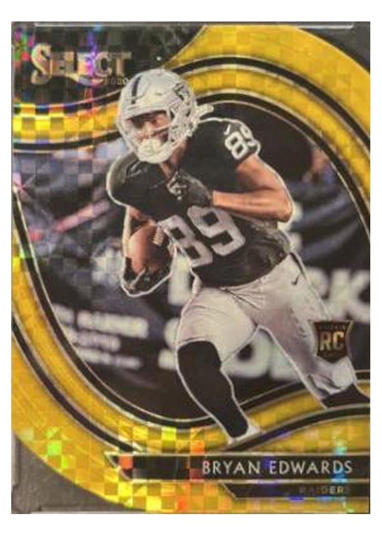 2021 Panini Select Base Set Bryan Edwards Gold #121 card