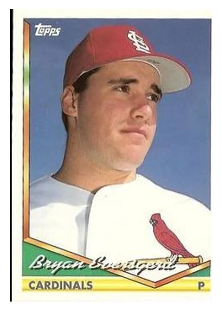 1994 Topps Traded Bryan Eversgerd #71T card