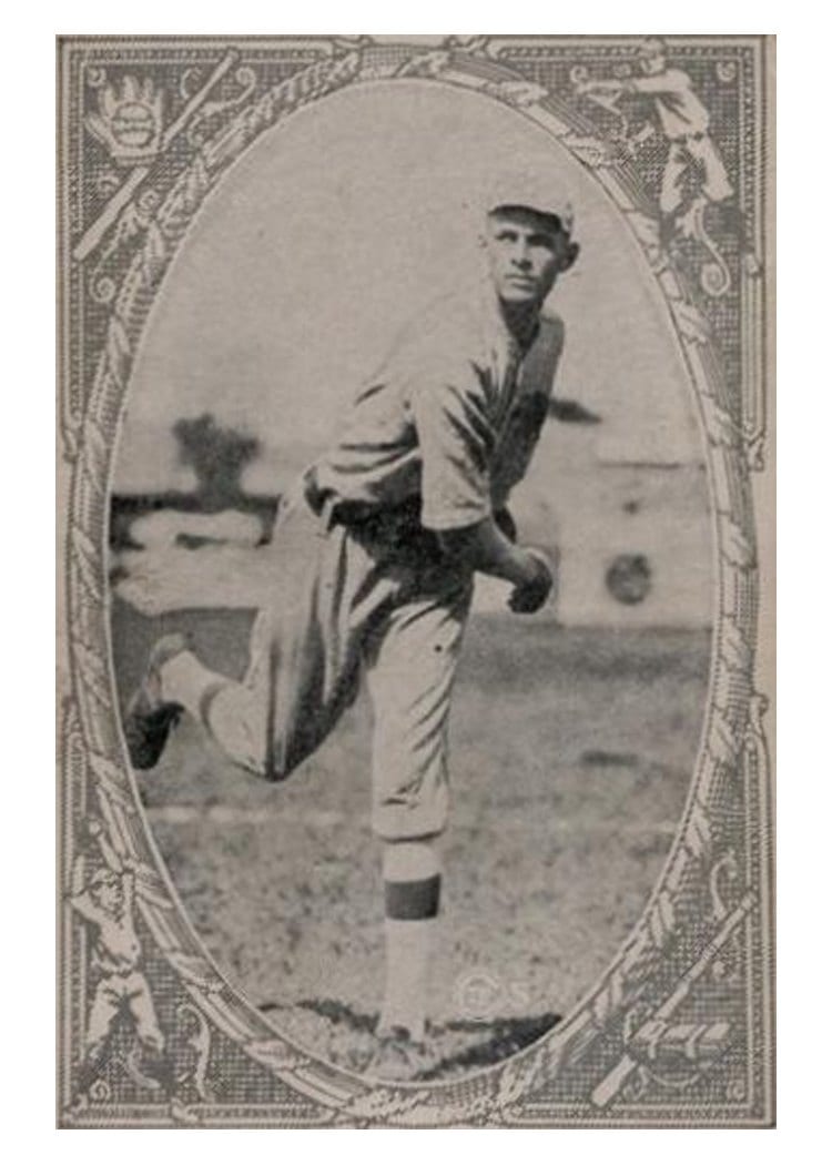 1922 W573 Bryan Harris Hand Cut card