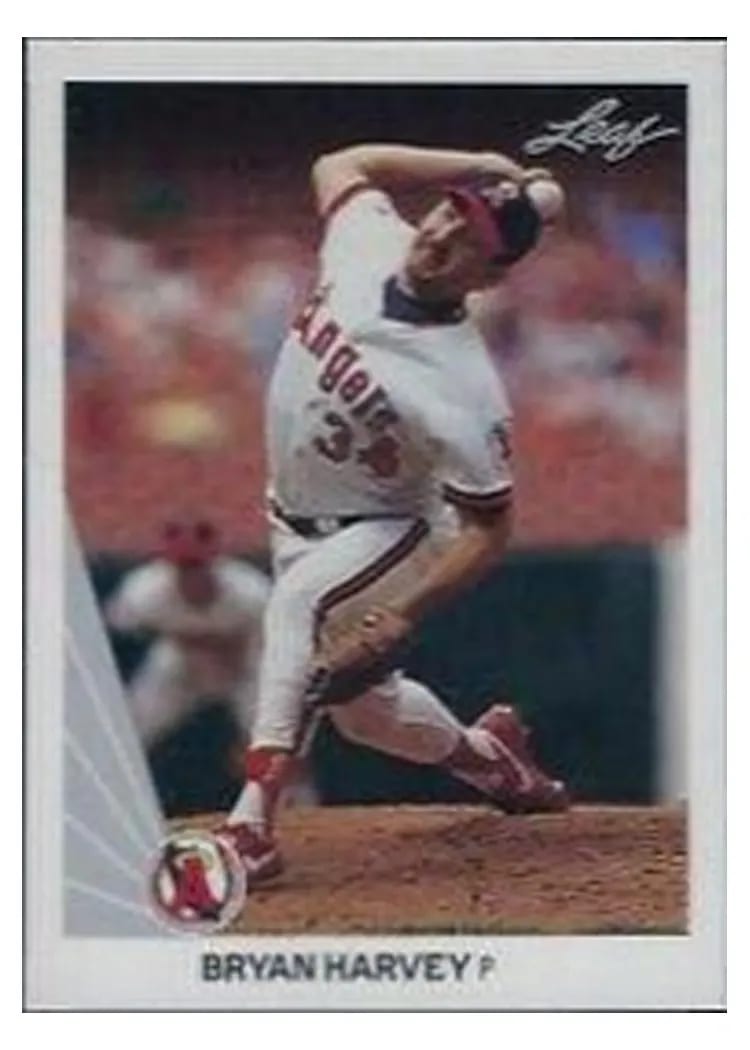 1990 Leaf Bryan Harvey #116 card