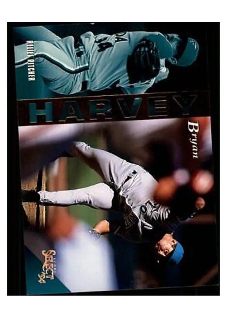 1994 Select Bryan Harvey #103 card