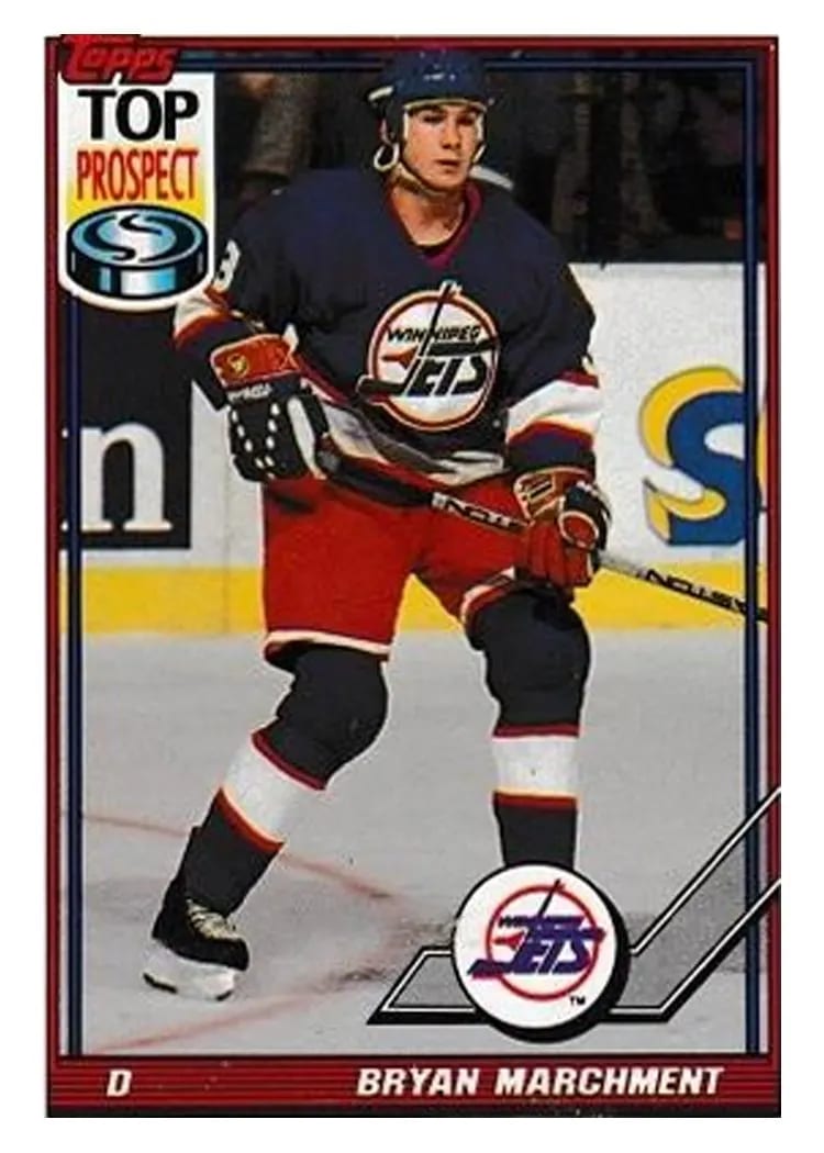 1991 Topps Bryan Marchment #116 card