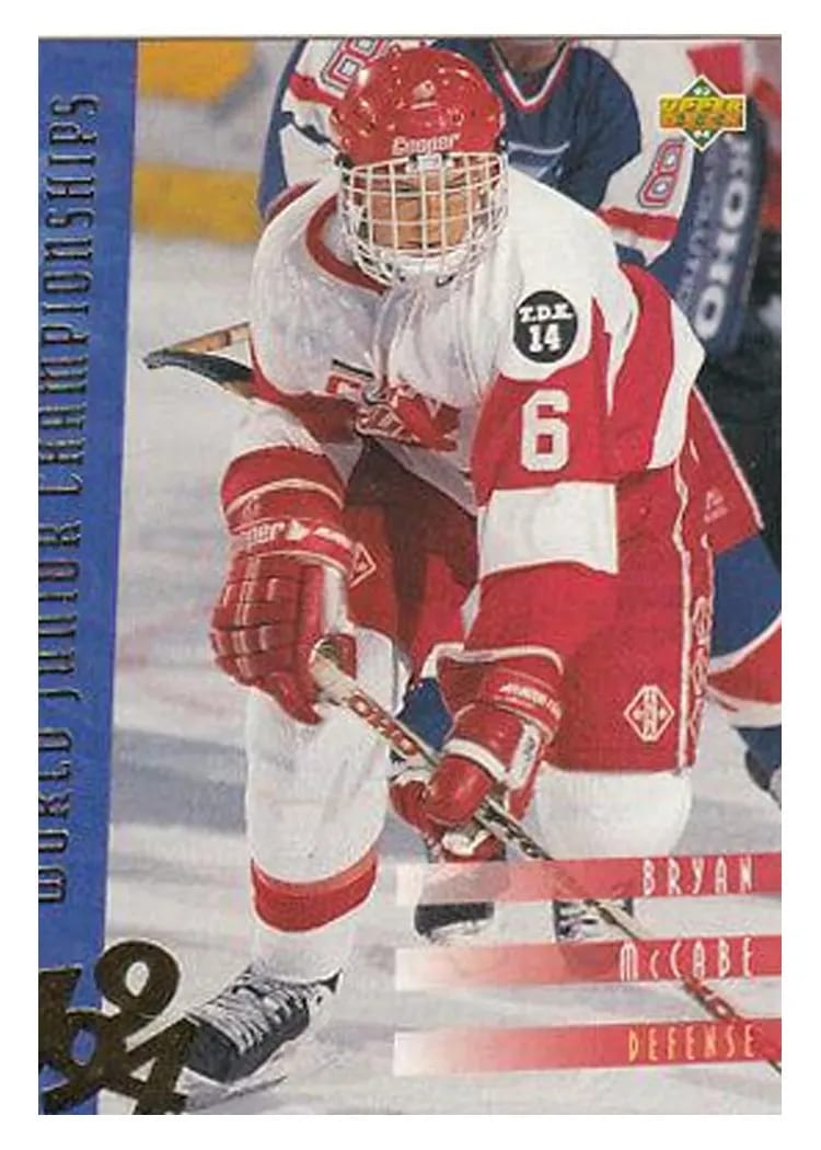 1993 Upper Deck Bryan McCabe #549 card