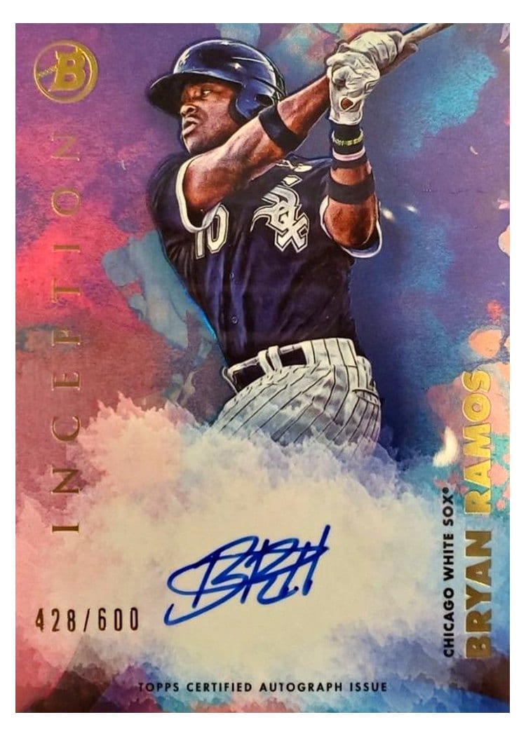 2021 Bowman Inception Autographs Bryan Ramos #PA-BR card