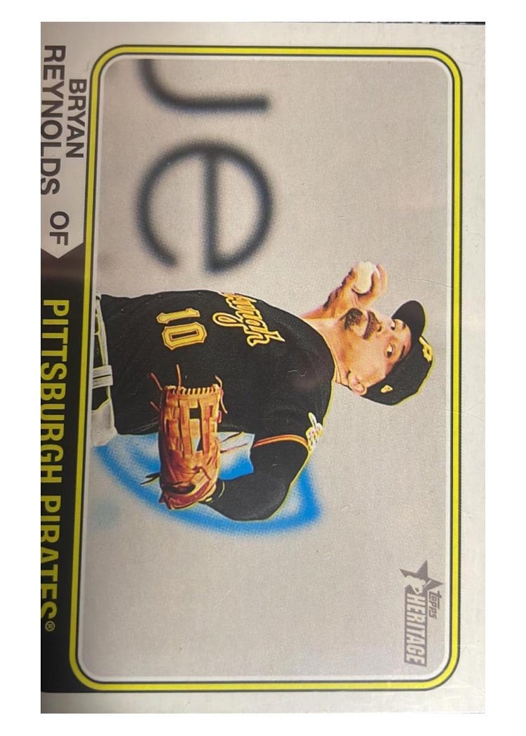 2023 Topps Heritage Base Set Bryan Reynolds #49 card