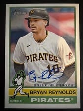 2025 Topps Heritage Real One Autographs Bryan Reynolds #ROA-BR card
