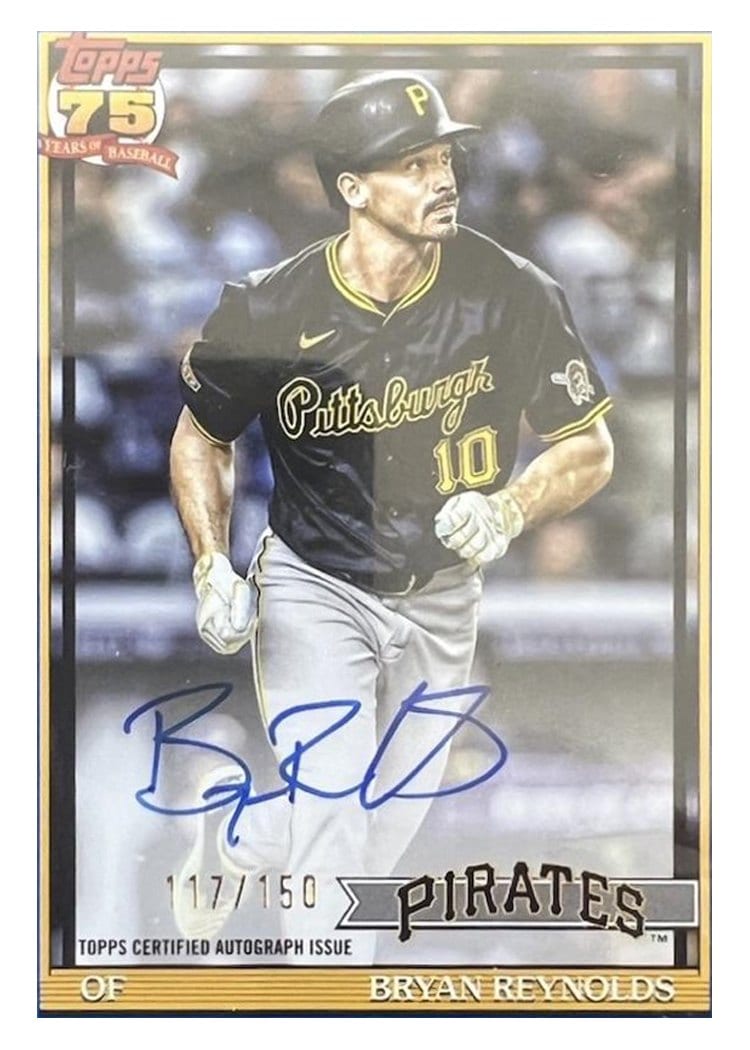 2026 Topps 1991 Topps Autographs Bryan Reynolds #91A-BRE card