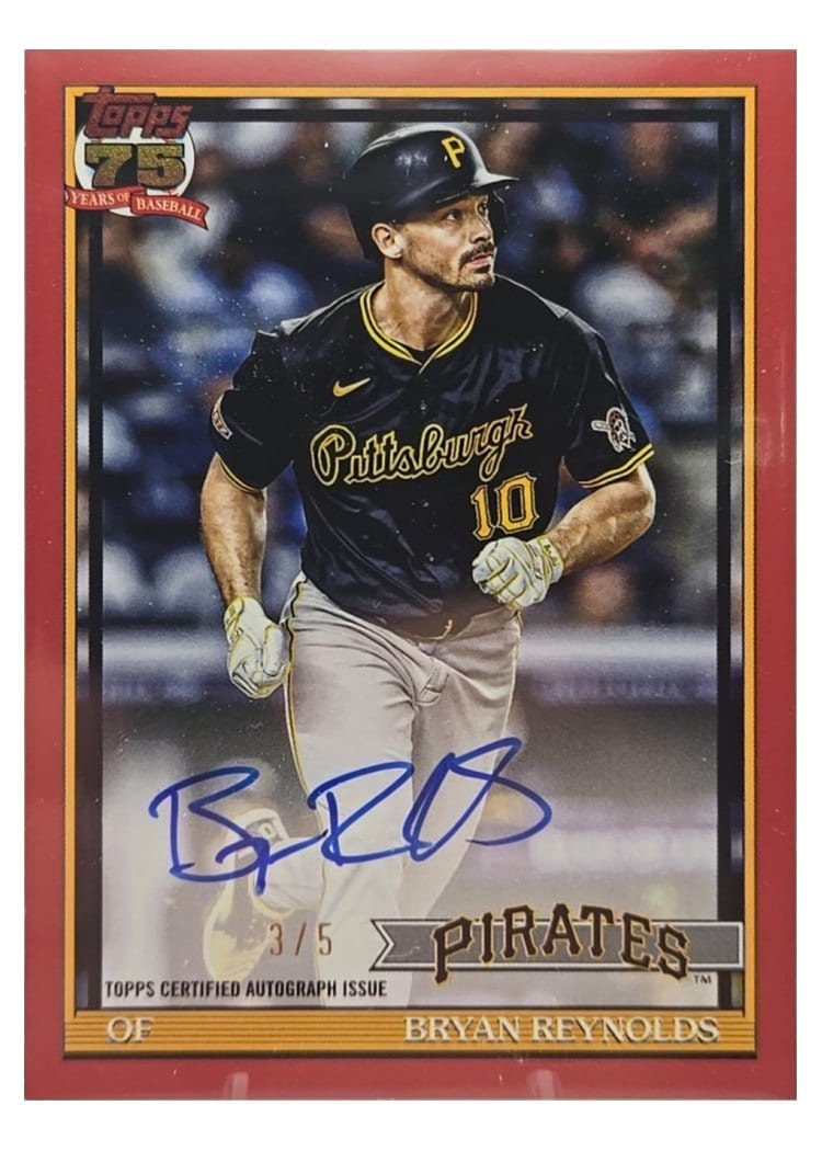 2026 Topps 1991 Topps Autographs Bryan Reynolds #91A-BRE card