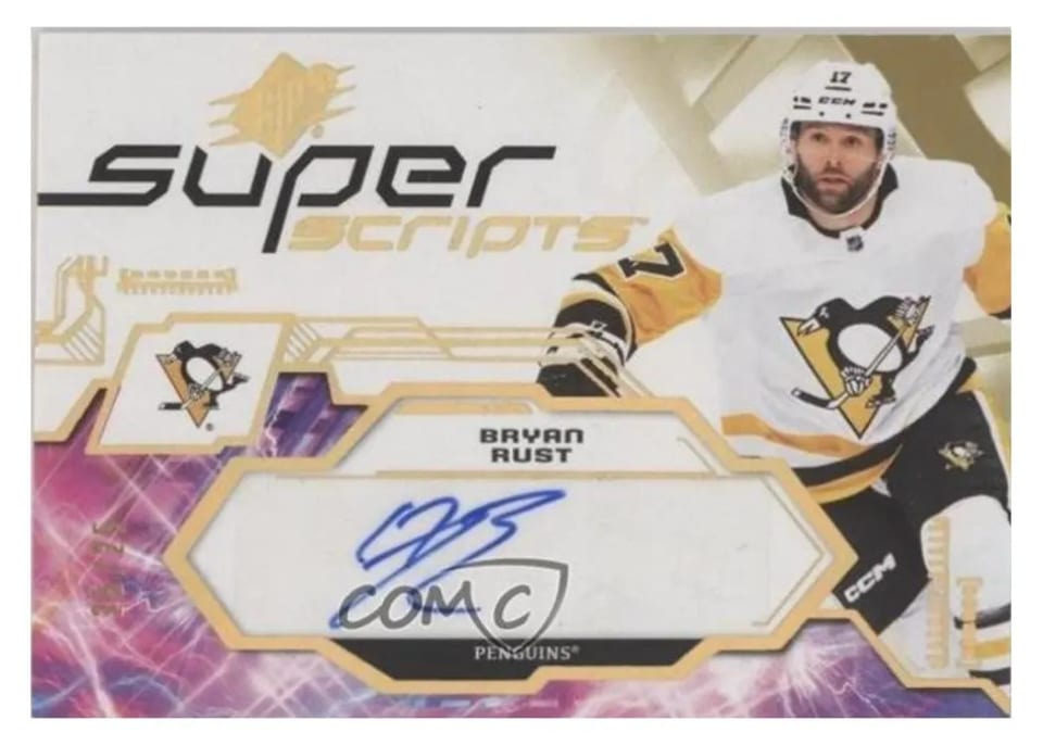 2023-24 SPx Superscripts Bryan Rust #SS-BR card