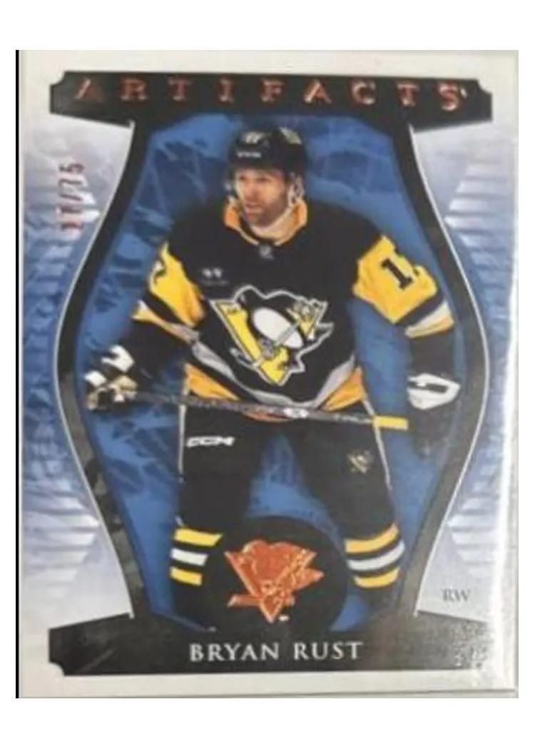 2023-24 Upper Deck Artifacts Base Set Bryan Rust #3 card