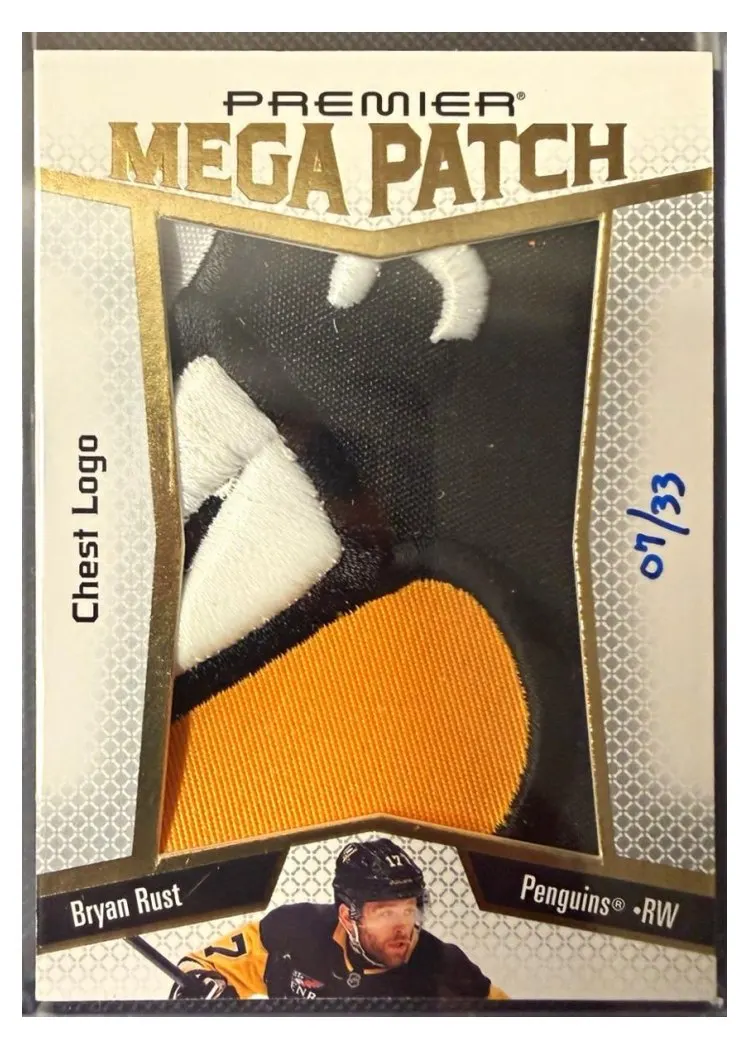 2025 Upper Deck Premier Mega Patch Bryan Rust #PMP-BR card