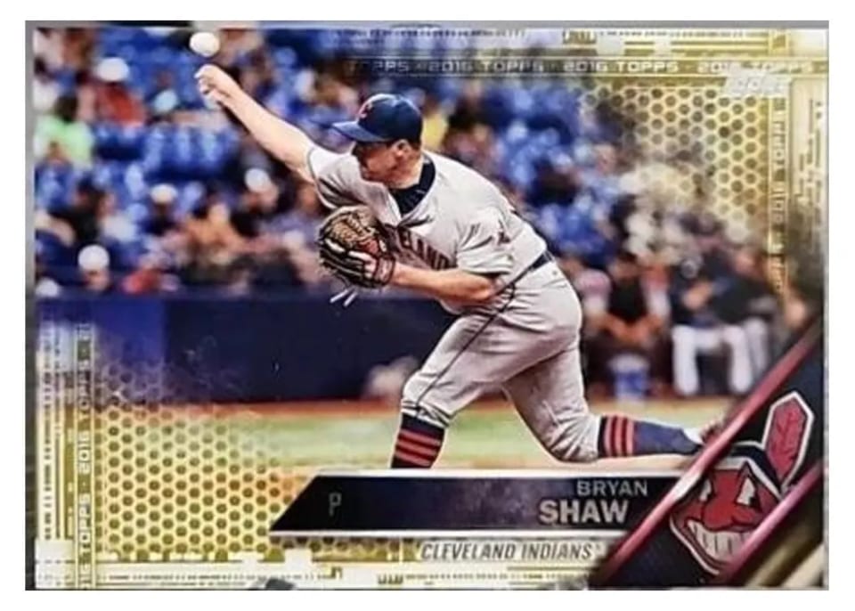 2016 Topps Update Base Set Bryan Shaw #US110 card