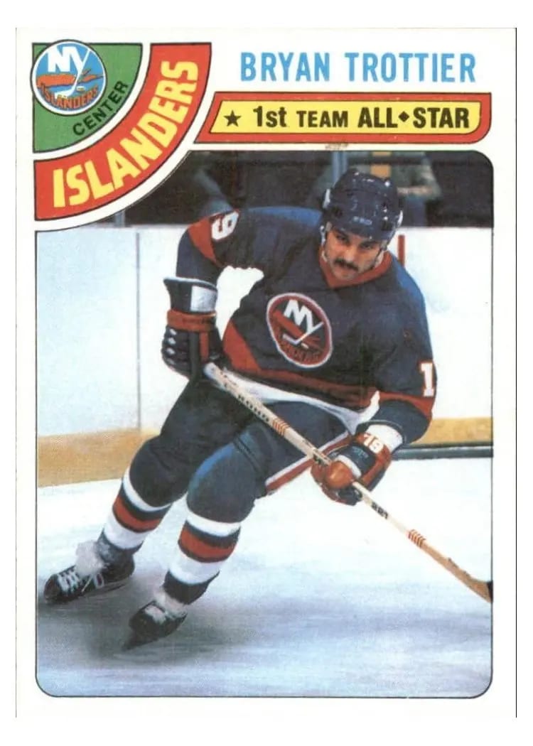 1978 Topps Bryan Trottier #10 card