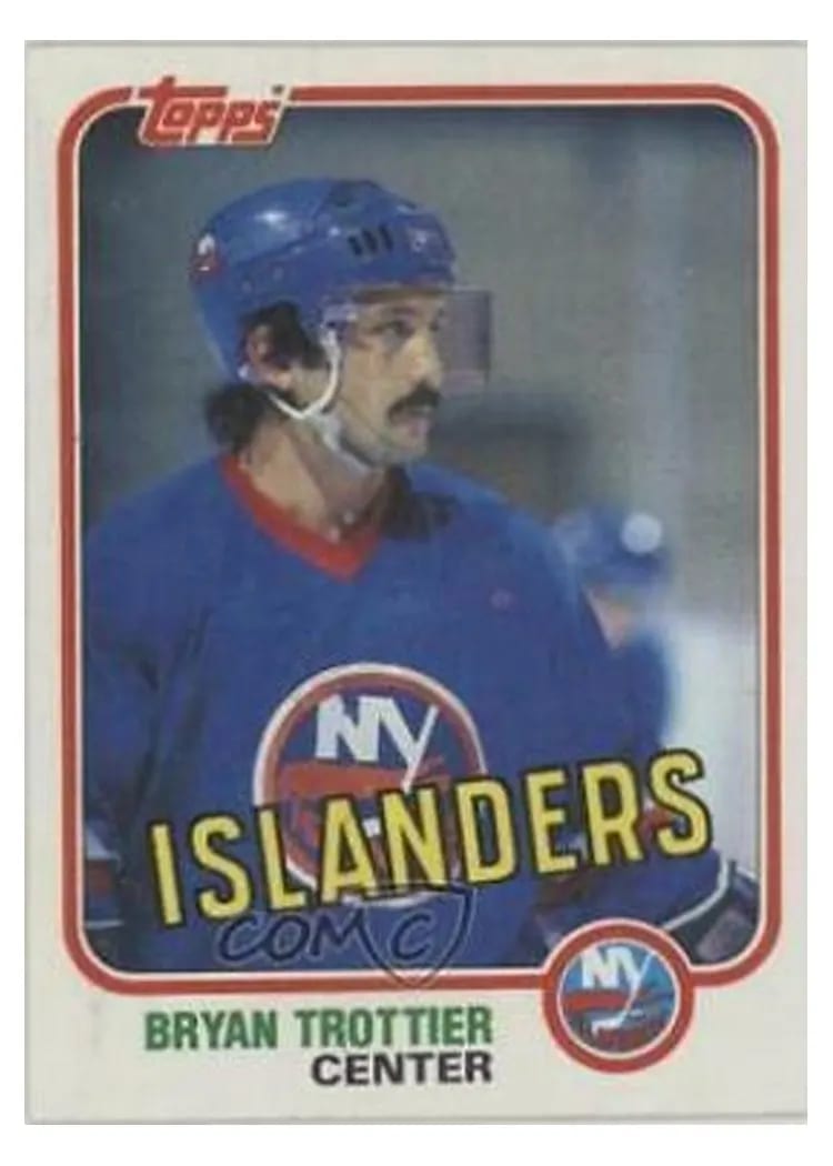 1981 Topps Bryan Trottier #41 card