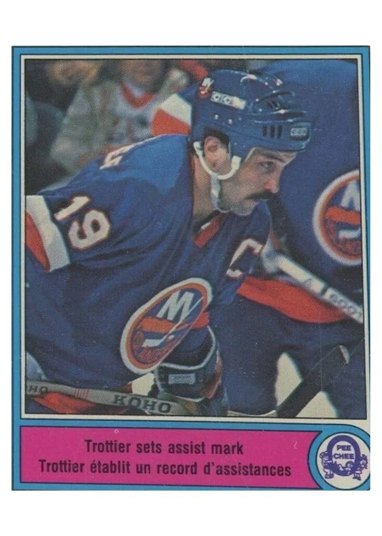 1982 O-Pee-Chee Bryan Trottier #5 card