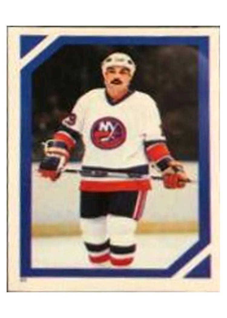 1985 O-Pee-Chee Sticker Bryan Trottier #65 card