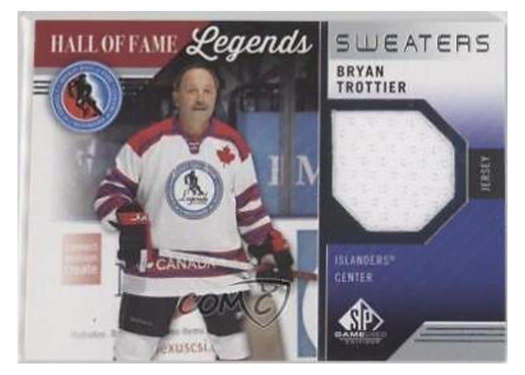 2021-22 SP Game Used HOF Legends Sweaters Bryan Trottier #HOF-BT card