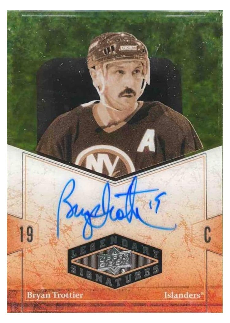 2024-25 Upper Deck Clear Cut 2004-05 UD Legendary Signatures Bryan Trottier #LSA-BT