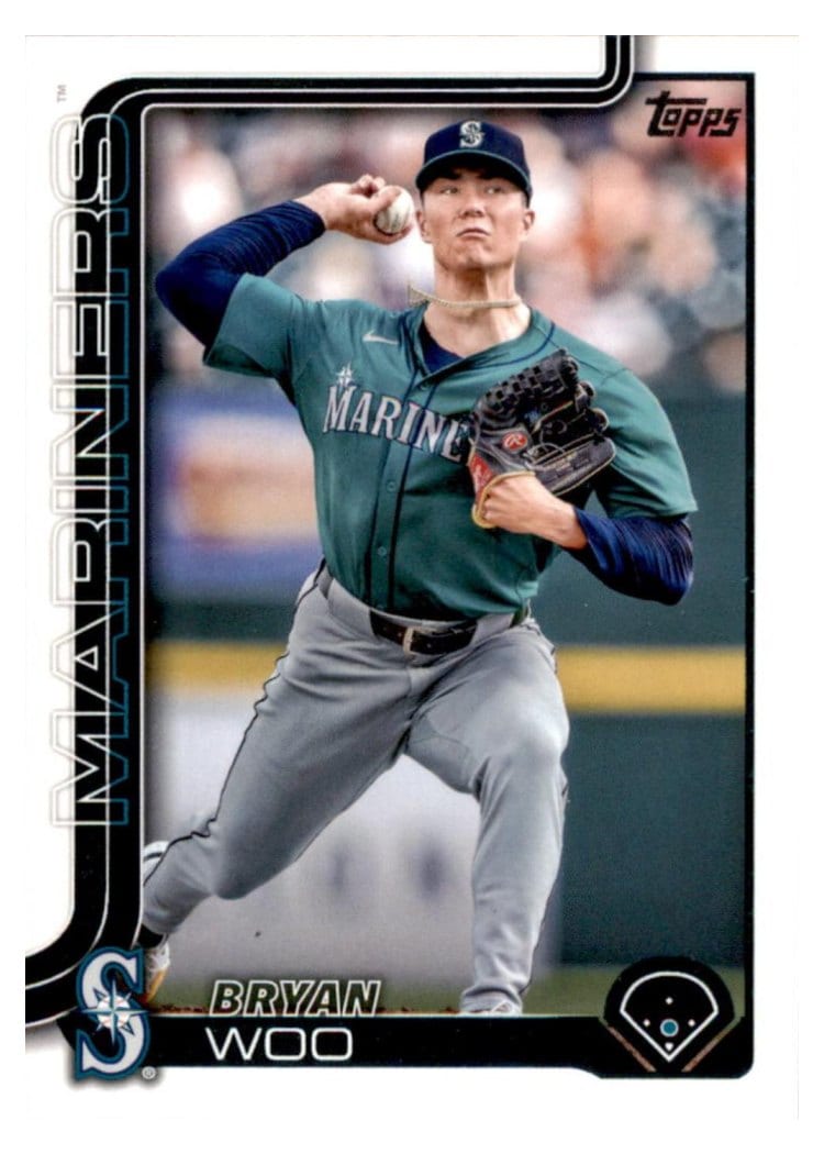 2025 Topps Base Set Bryan Woo #327 card