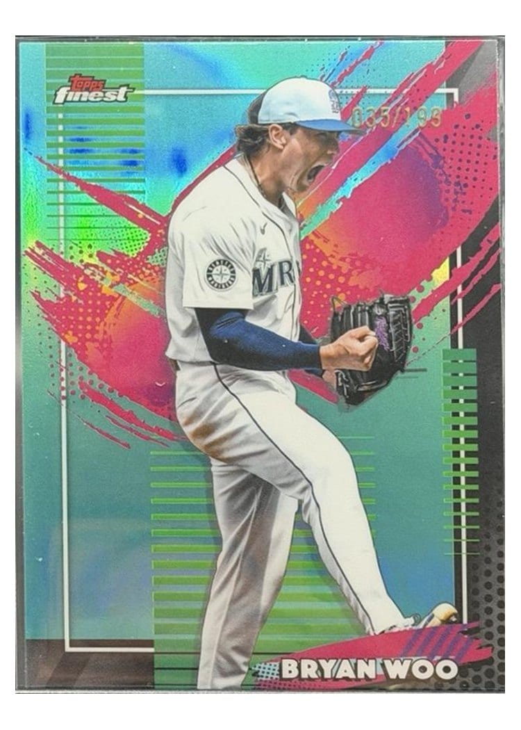 2026 Topps Finest Bryan Woo #237 card
