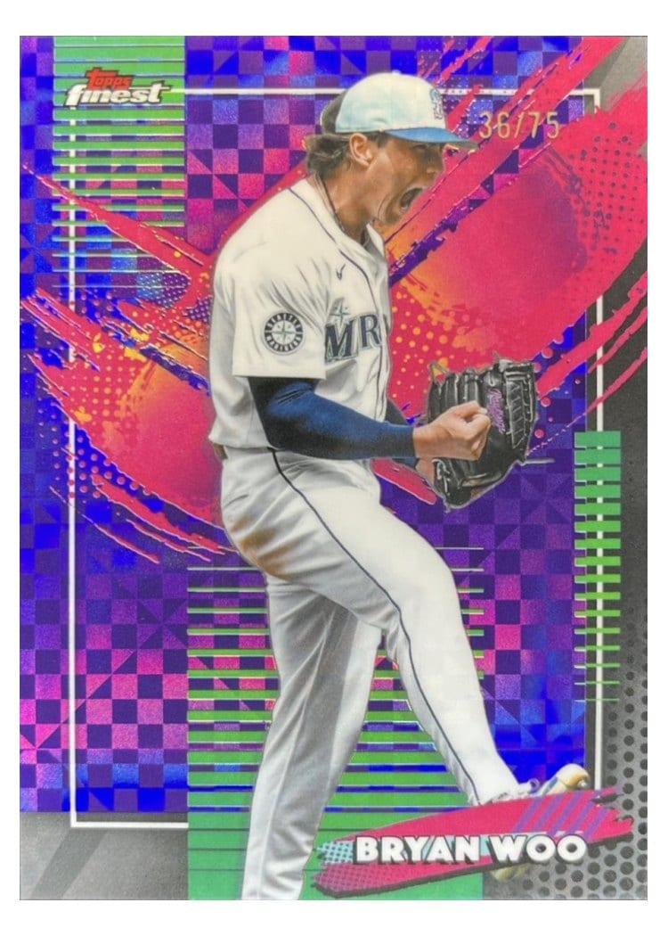 2026 Topps Finest Bryan Woo #237 card