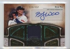 2026 Topps Tier One Autographed Tier One Relics Bryan Woo #AT1R-BW card