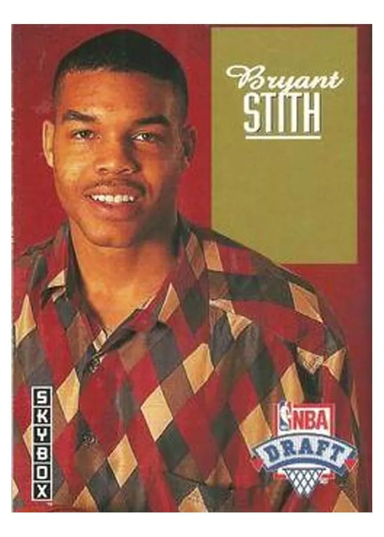 1992 Skybox Draft Picks Bryant Stith #DP13 card