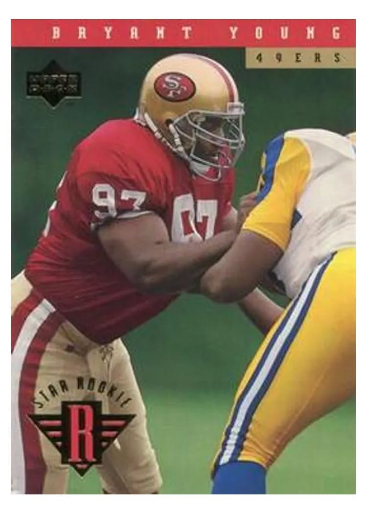 1994 Upper Deck Bryant Young #25 card