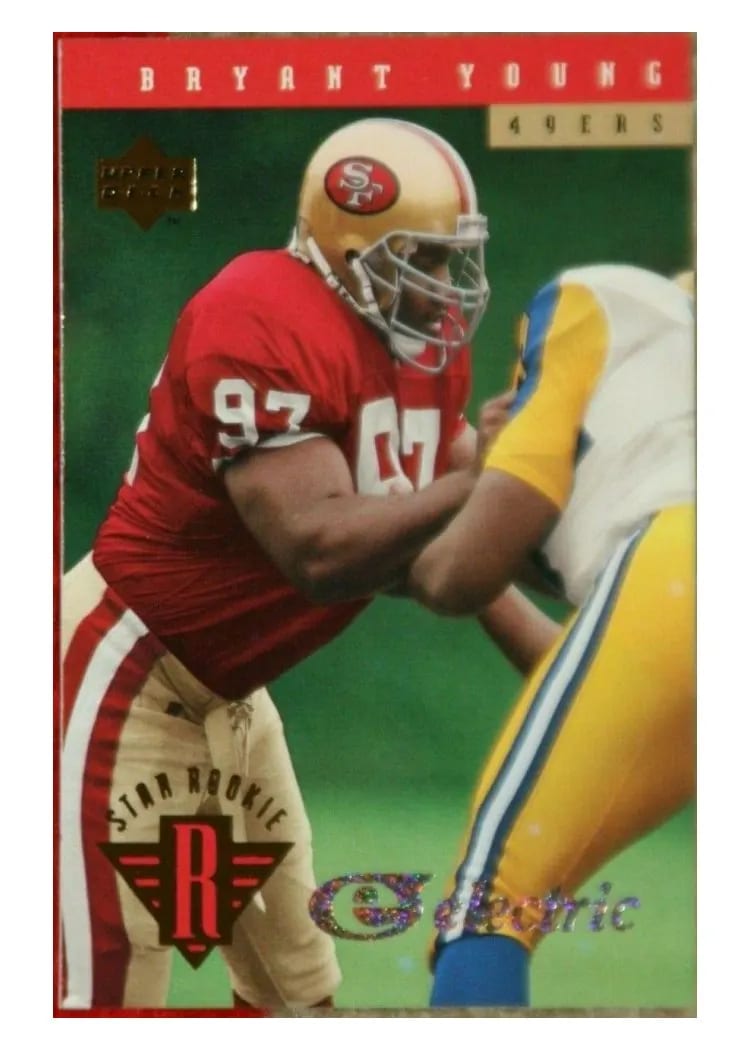 1994 Upper Deck Bryant Young #25 card
