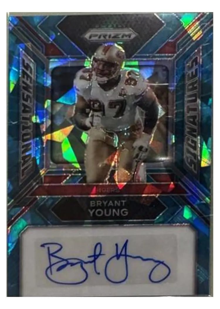 2023 Panini Prizm Sensational Signatures Bryant Young #SS-BY card