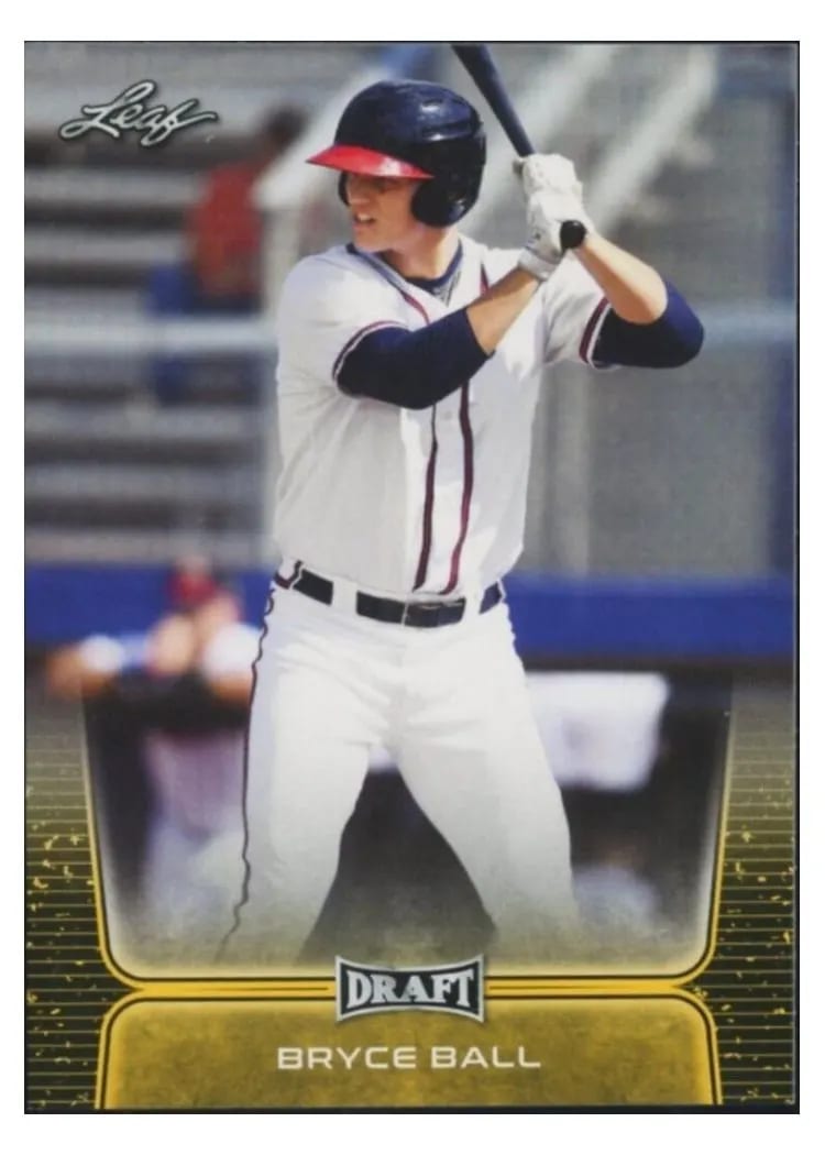 2020 Leaf Draft Base Set Bryce Ball Gold #11 card