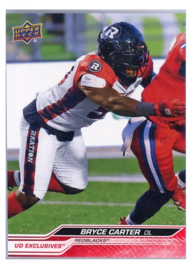 2024 Upper Deck CFL Bryce Carter #17 card