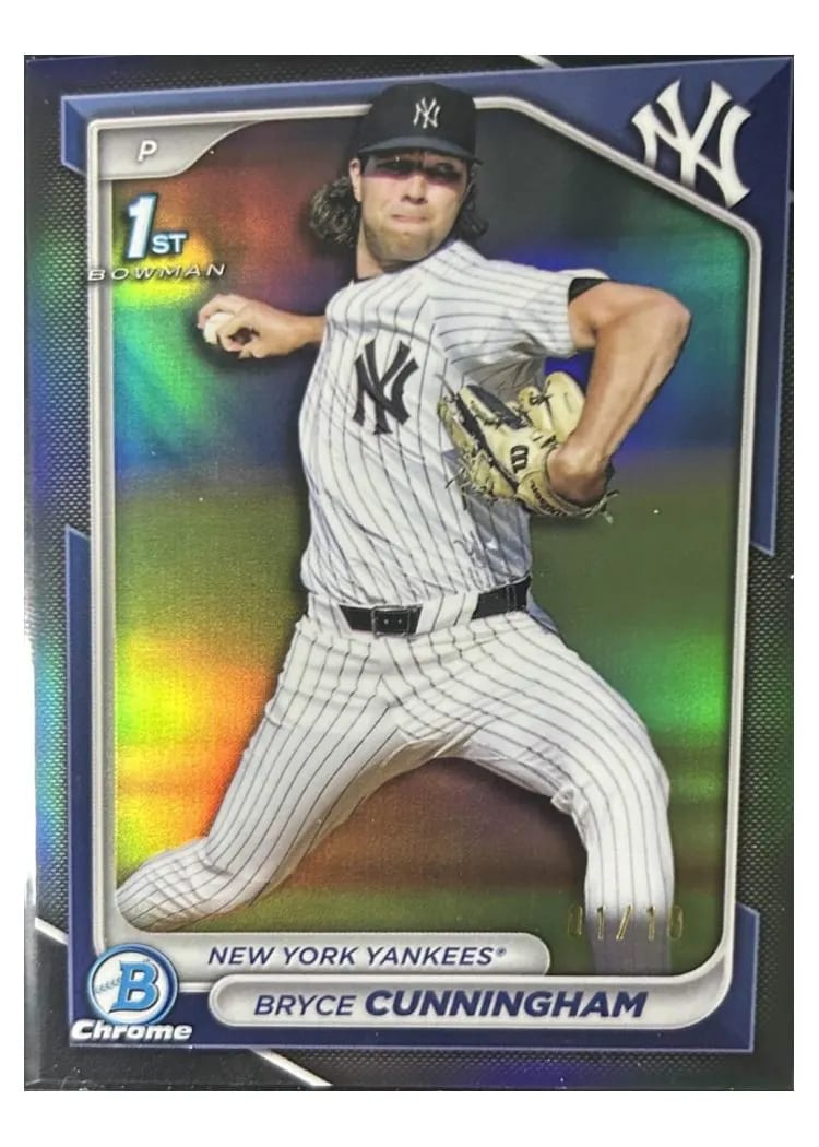 2024 Bowman Draft Chrome Bryce Cunningham #BDC-97 card