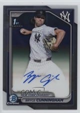 2024 Bowman Draft Chrome Prospect Autograph Bryce Cunningham #CPA-BC card