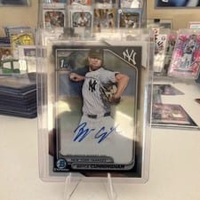 2024 Bowman Draft Chrome Prospect Autographs Bryce Cunningham #CPA-BC card