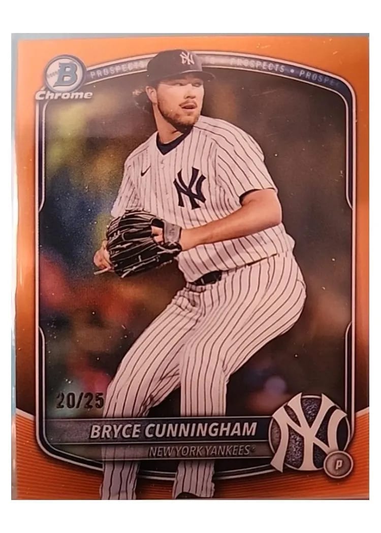 2025 Bowman Draft Chrome Bryce Cunningham #BDC-155 card