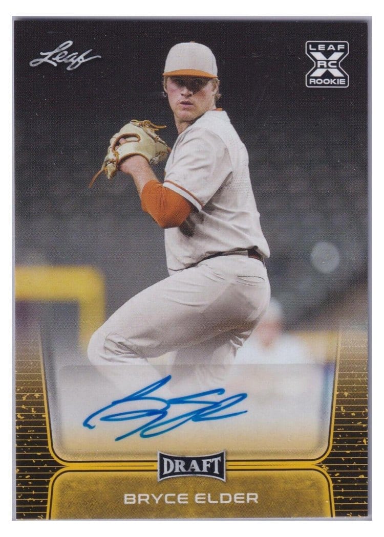 2020 Leaf Draft Retail Autographs Bryce Elder #BA-BE1 card