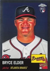 2022 Topps Chrome Platinum Anniversary Base Set Bryce Elder #162 card