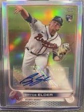 2022 Topps Chrome Update Autograph Bryce Elder #AC-BE card