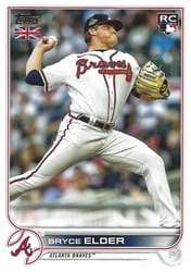2022 Topps UK Edition Base Set Bryce Elder #214 card