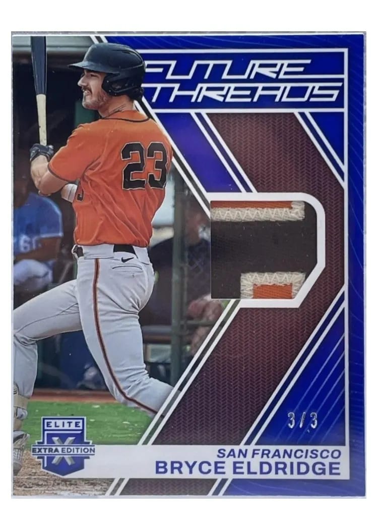 2023 Panini Elite Extra Edition Future Threads Bryce Eldridge #FT-BE card