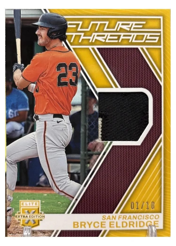 2023 Panini Elite Extra Edition Future Threads Bryce Eldridge #FT-BE card