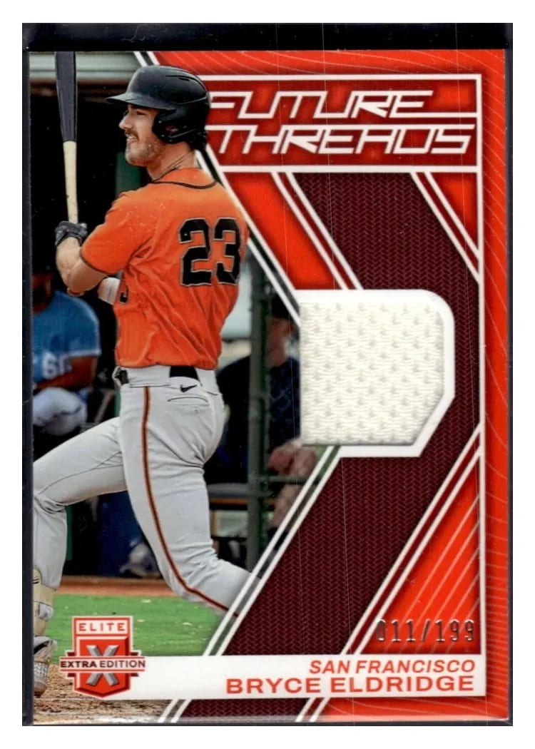 2023 Panini Elite Extra Edition Future Threads Bryce Eldridge #FT-BE card