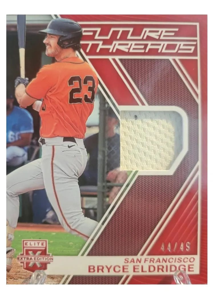 2023 Panini Elite Extra Edition Future Threads Bryce Eldridge #FT-BE card