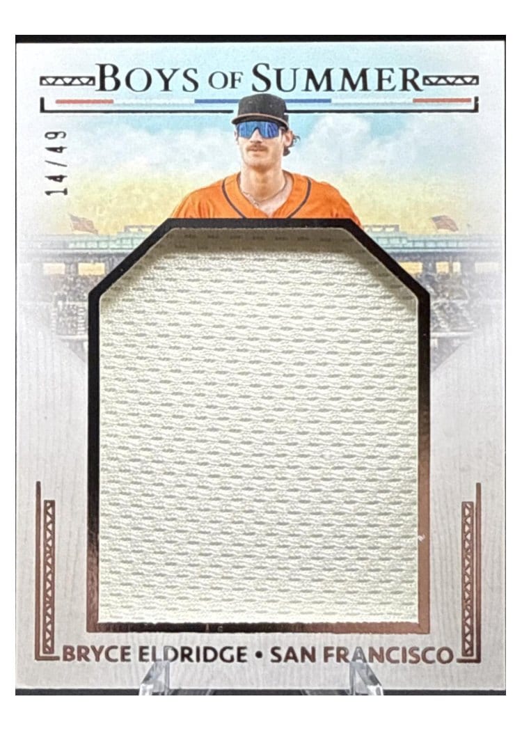 2024 Panini Boys of Summer Jumbo Prospect Materials Bryce Eldridge #JPM-BE