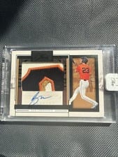2024 Panini Three and Two Prospect Jersey Autographs Bryce Eldridge #2 card