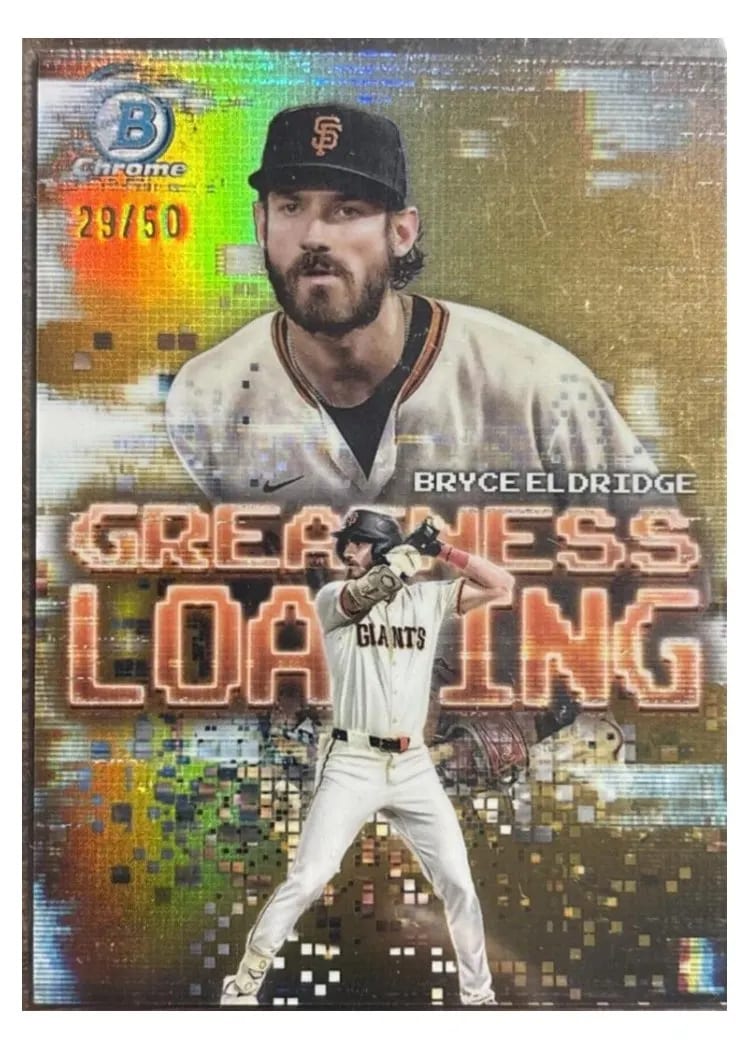 2025 Bowman Greatness Loading Bryce Eldridge #GL-25 card