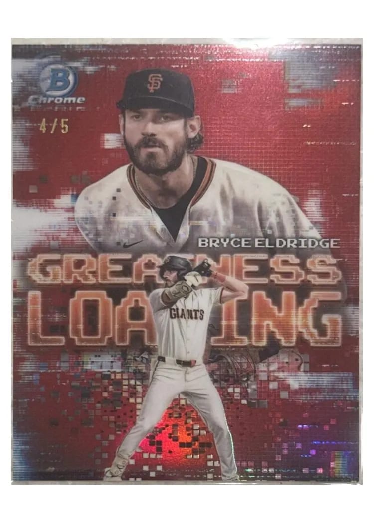 2025 Bowman Greatness Loading Bryce Eldridge #GL-25 card