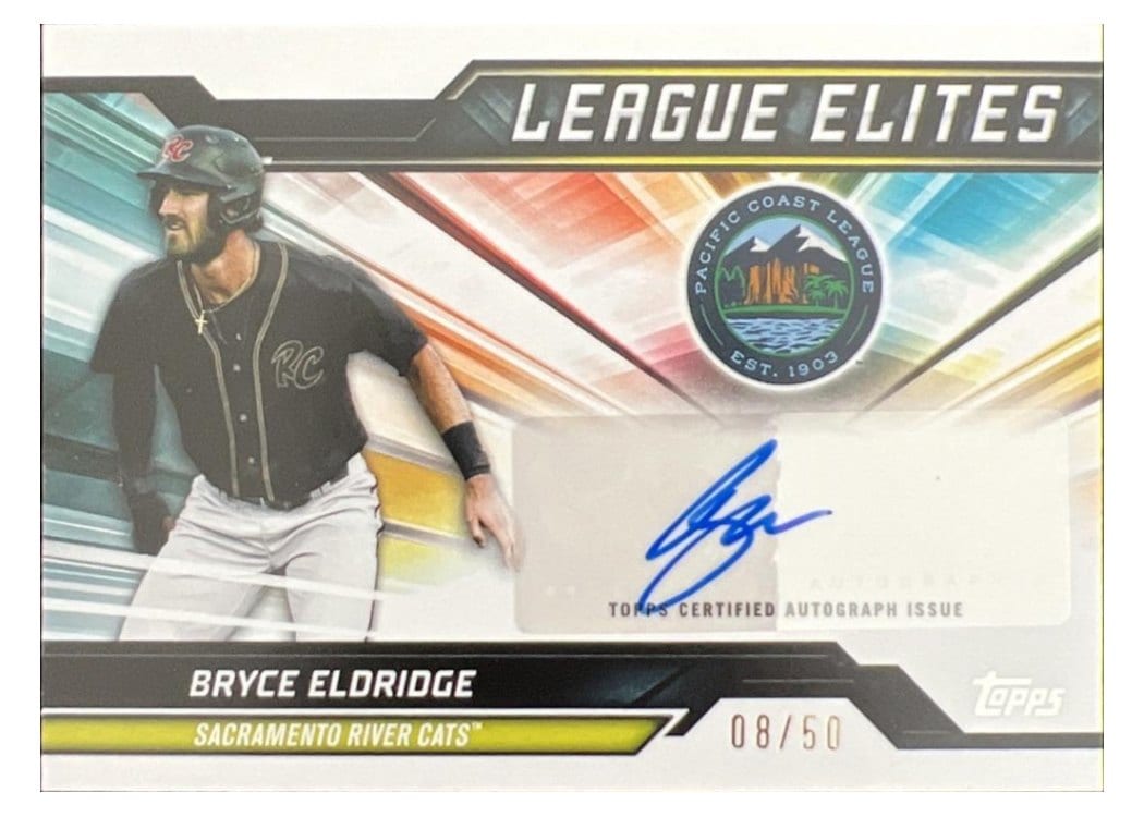 2025 Topps Pro Debut League Elites Autographs Bryce Eldridge #LEA-BE card